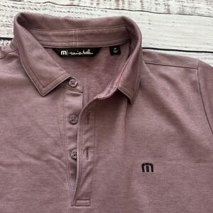 Travis Mathew Men's Mauve Polo Shirt